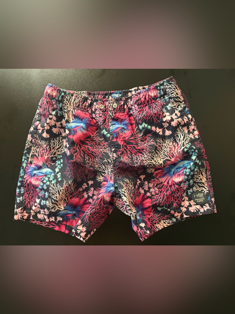 Men’s Psycho Tuna Coral Swim Trunks